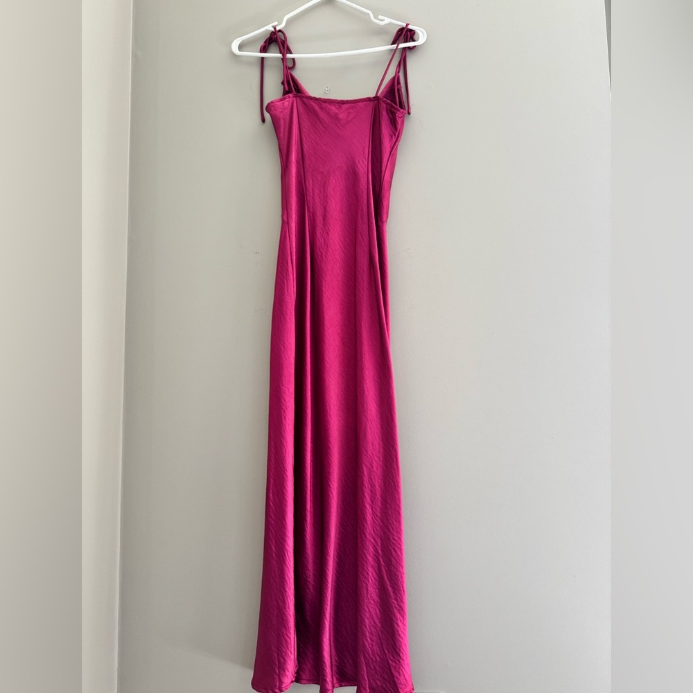 HELLO MOLLY FUSCHIA SLIP DRESS - Picture 2 of 6